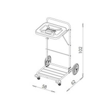 LOGISTICS TROLLEY VAKO120D - 523S