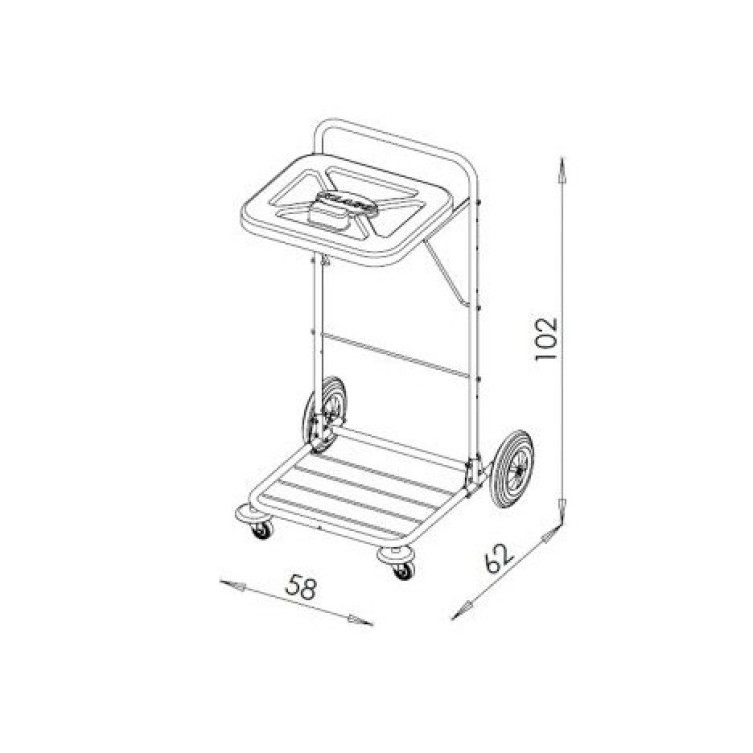 LOGISTICS TROLLEY VAKO120D - 523S