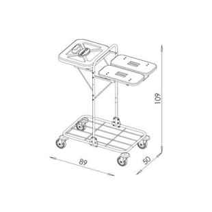 ТЕЛЕЖКА ЛОГИСТИЧЕСКАЯ VAKO120I - 12319