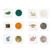 Sensory panels with animal textures