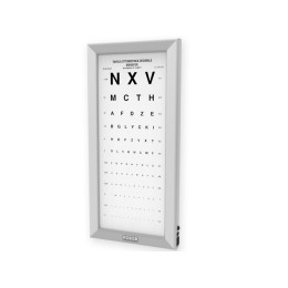 ULTRA SLIM LED OPTOMETRISKĀ KARTE - Monoyer