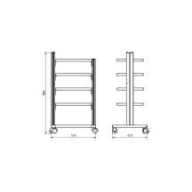 TROLLEY FOR MEDICAL EQUIPMENT STA5