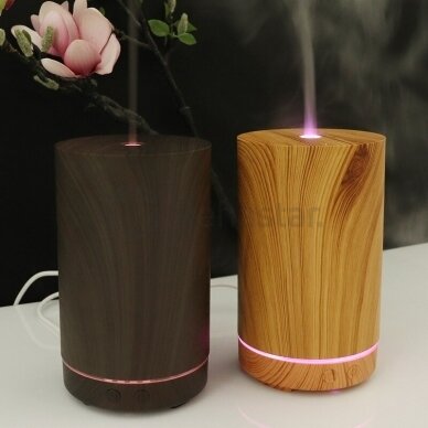 Essential oil diffuser, wood LED 200 ml