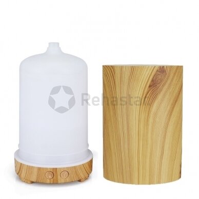 Essential oil diffuser, black LED 200 ml