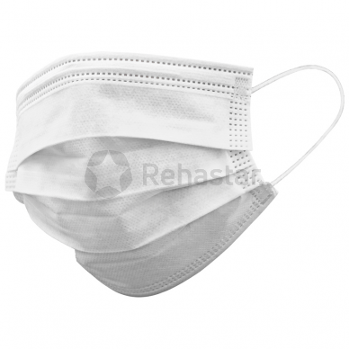 Medical surgical disposable 3-layer face masks 50 pcs. GISAFE 98%