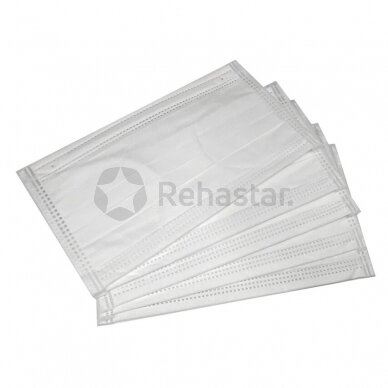 Medical surgical disposable 3-layer face masks 50 pcs. GISAFE 98%