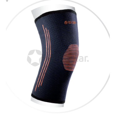 Elastic sports knee brace