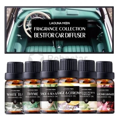 Essential oil kit for Lagunamoon car diffuser