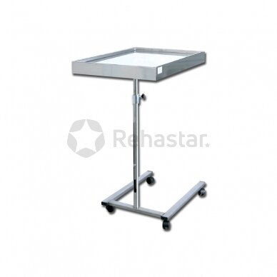 INSTRUMENT TABLE OF ADJUSTABLE HEIGHT MAYO U-SHAPE