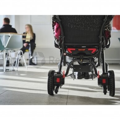 Ultra-light, electric folding wheelchair Q50 R CARBON