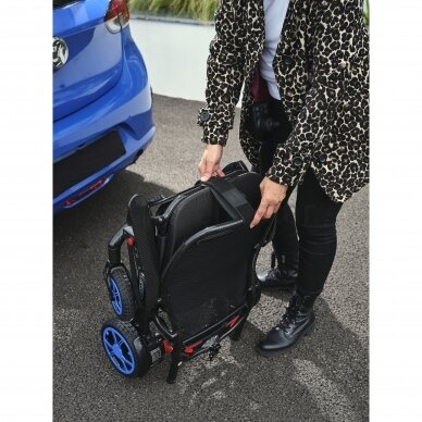 Ultra-light, electric folding wheelchair Q50 R CARBON