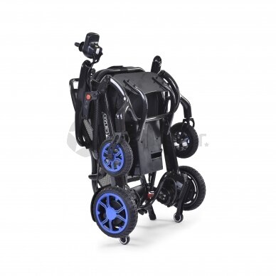 Ultra-light, electric folding wheelchair Q50 R CARBON