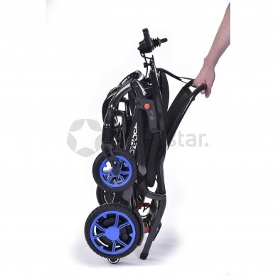 Ultra-light, electric folding wheelchair Q50 R CARBON