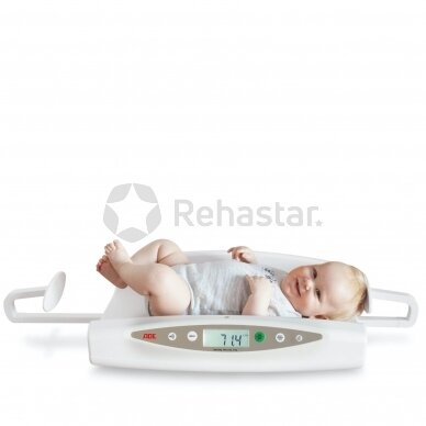 Approved baby weighing scale with length measure | 20 kg capacity | ADE