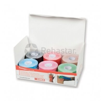 Set of kinesiology tapes - 6 pcs.