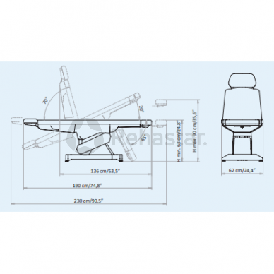 Blood sampling chair HEMO SYNCRO