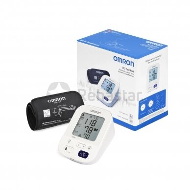 Blood pressure monitor Omron M3 Comfort with an enlarged smart sleeve