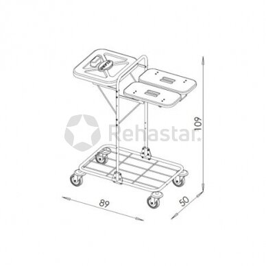 Logistikos vežimėlis VAKO120I - 12319