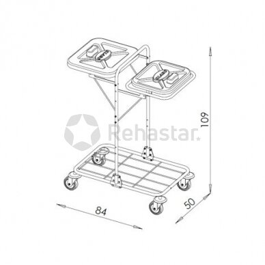 Logistics trolley VAKO120O - 124033