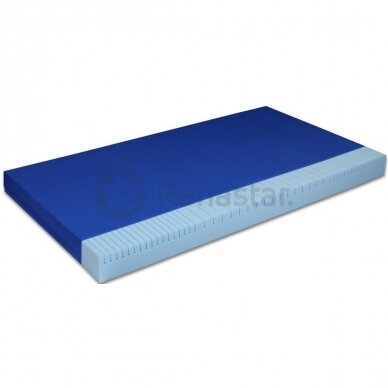 Medical anti-bedsore mattress made of cut foam, density 35 kg / m3