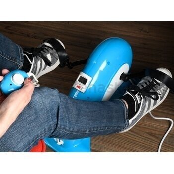 Mini pedal exerciser with display