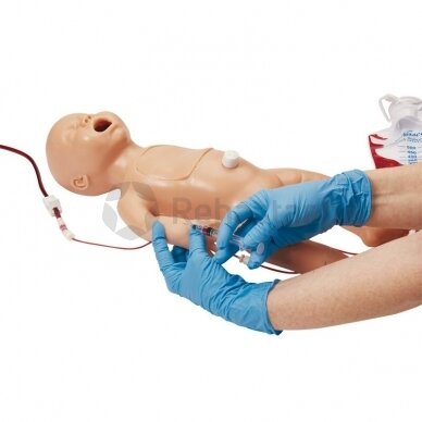 A simulator of newborn care and advanced life saving skills