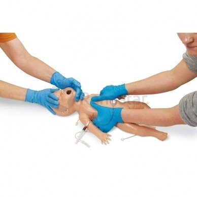 A simulator of newborn care and advanced life saving skills