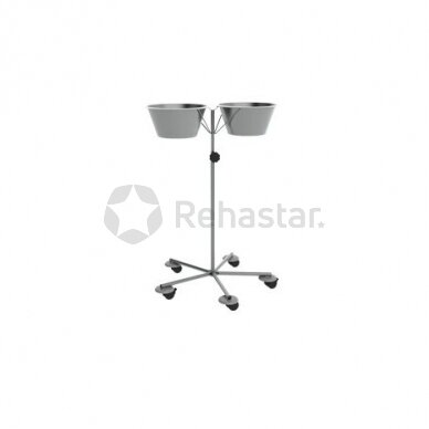 Stainless steel stand with two bowls NEREZ1012* 5 L