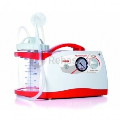 Battery-powered mucus suction pump ASKIR 36 BR