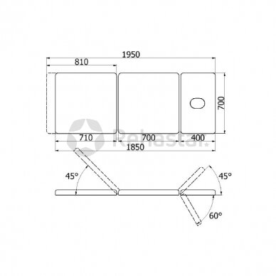 Metal Examination Table NORMA II