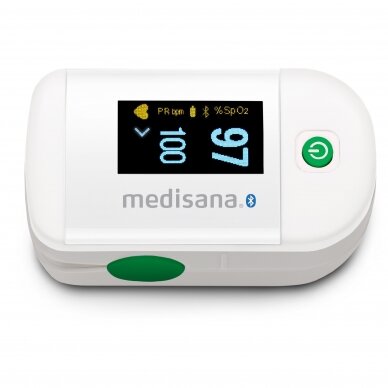 Pulsa oksimetrs Medisana PM 100 Connect (su Bluetooth)