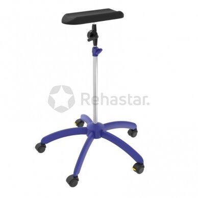 Arm and leg rest on castors