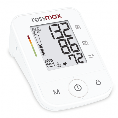 Rossmax X3 asinsspiediena mērītājs ar adapteri