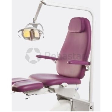 LED luminaire with holder for POD chairs