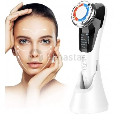 ANLAN EMS Facial Massager Red and Blue light therapy Beauty Device