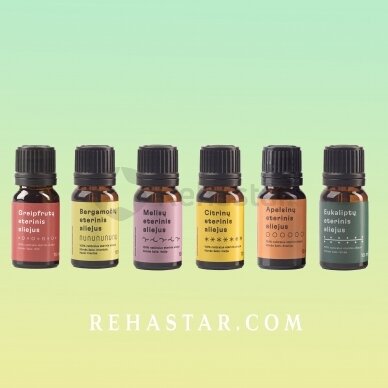 TOP essential oils in an aromatherapy box