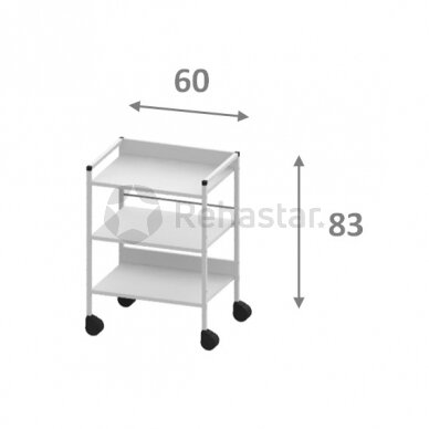 Transport and service trolley 15150