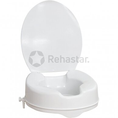 Height of toilet 15 cm with cover