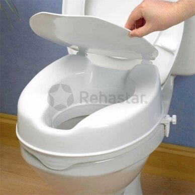 Height of toilet 15 cm with cover